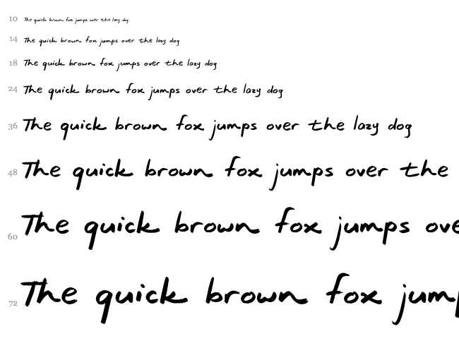 Ocean Coastlines font waterfall